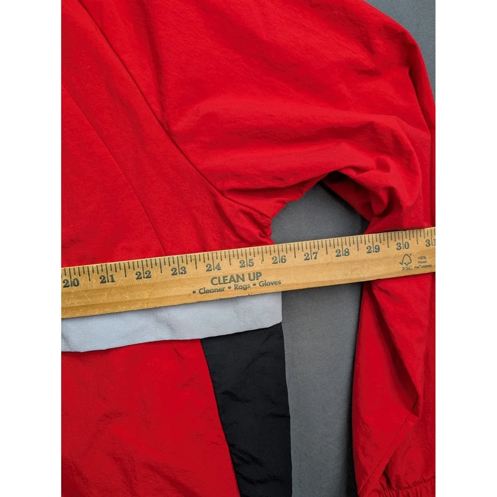 Jordan Mens Jumpman Air Anorak Windbreaker Jacket‎ Red White Black Large